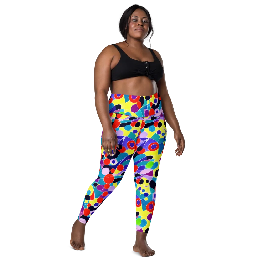 Prism Playground on Leggings with Pockets — Front