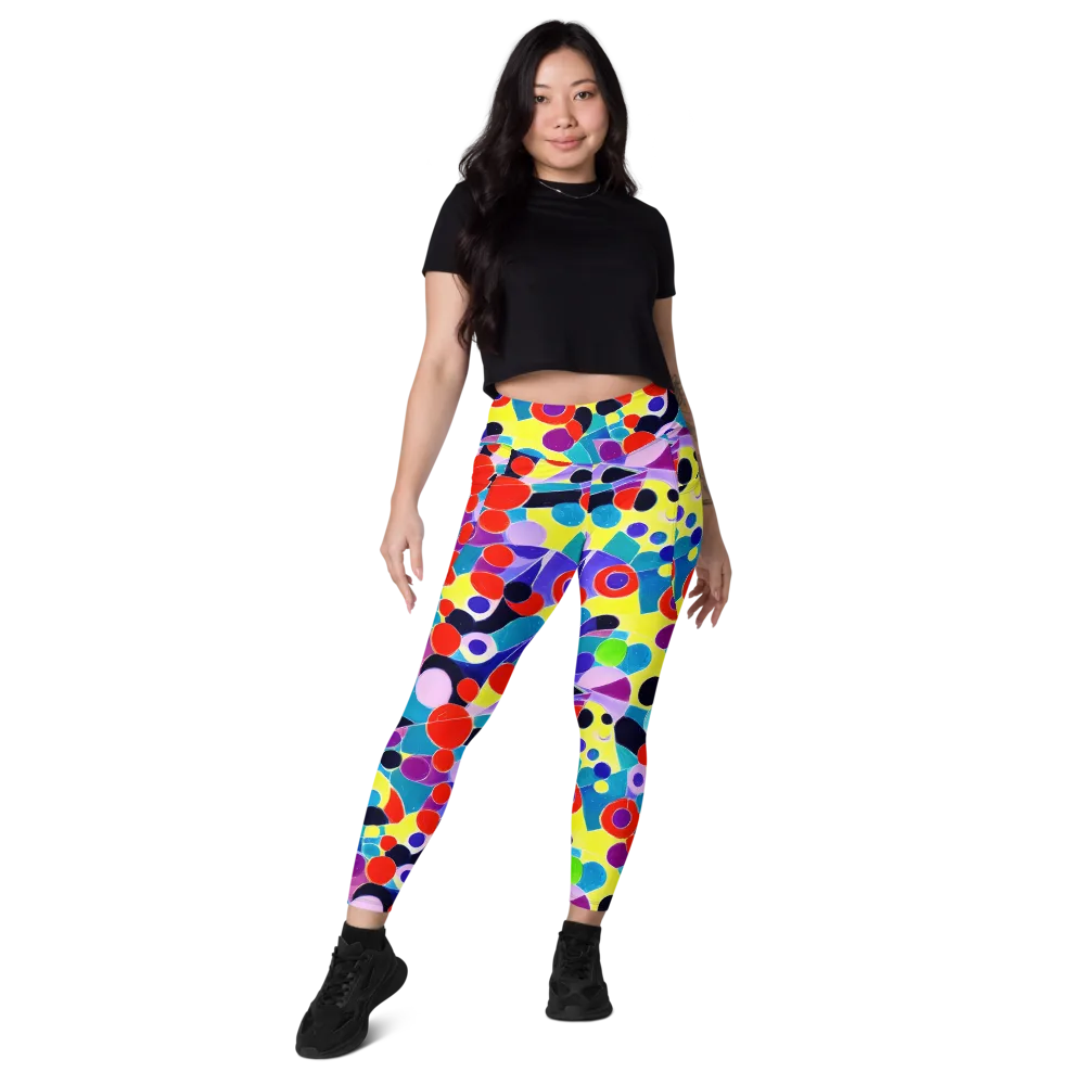Prism Playground on Leggings with Pockets — Front