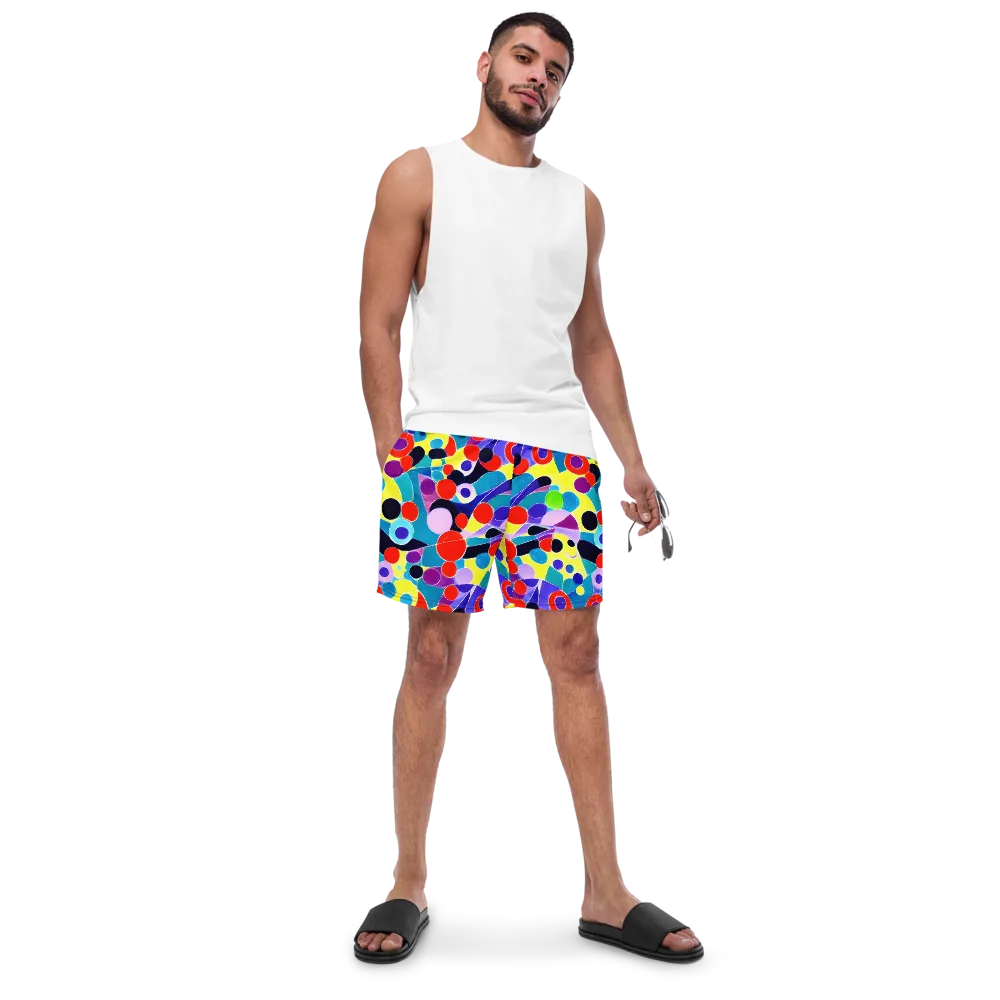 Prism Playground on Swim Trunks — Front