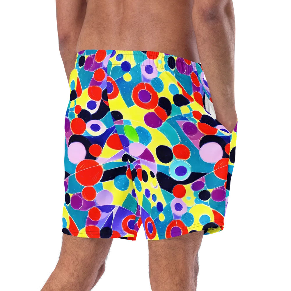 Prism Playground on Swim Trunks — Right Back