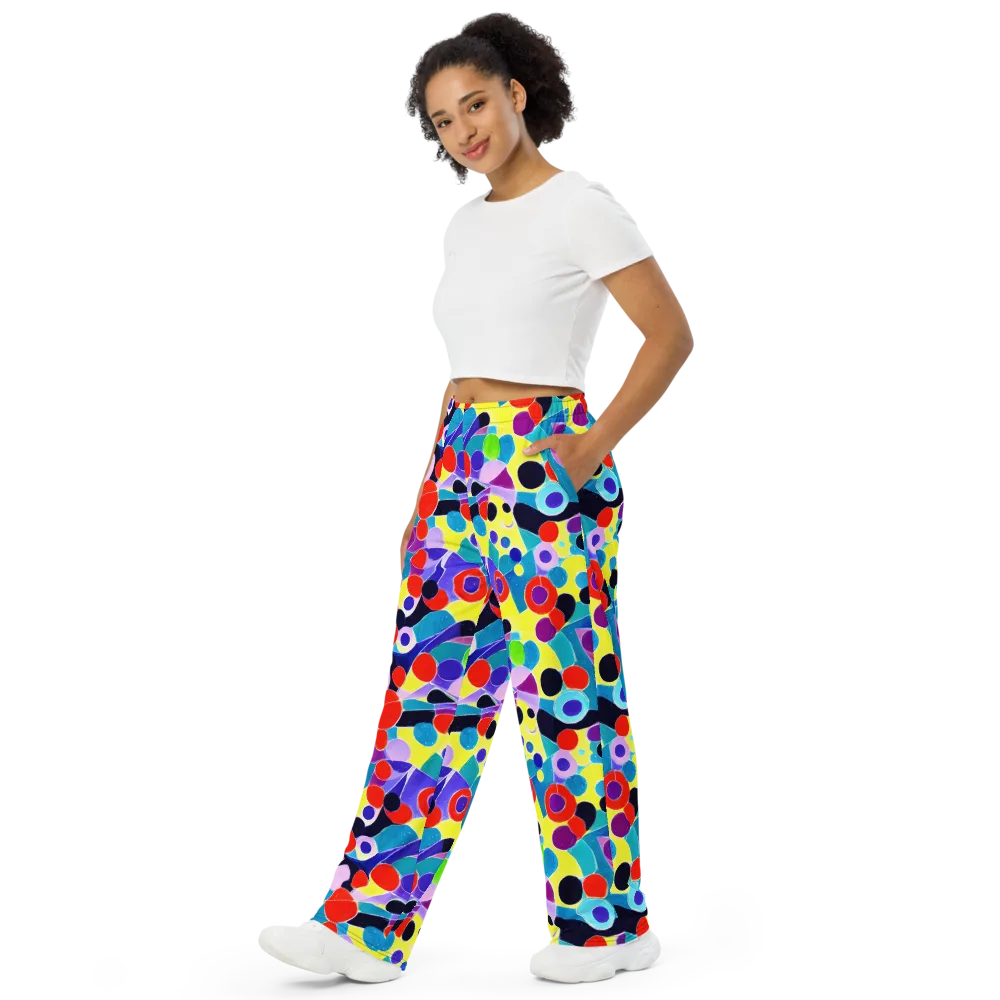 Prism Playground on Wide-Leg Pants — Left Front