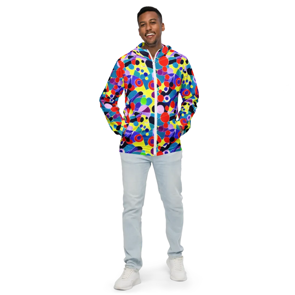 Prism Playground on Men's Windbreaker — Front