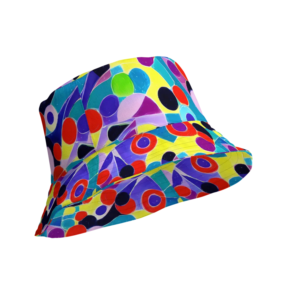 Prism Playground on Reversible Bucket Hat — Product details Outside
