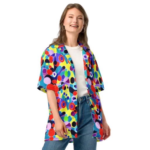 Prism Playground on a Button Shirt