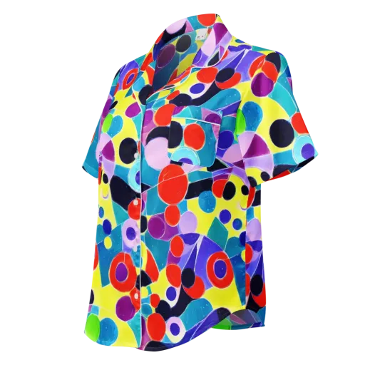 Prism Playground on a Women's Short Sleeve Pajama Top