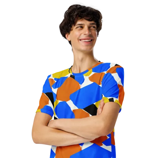 Primary Profile on a Men's Crew Neck T-Shirt