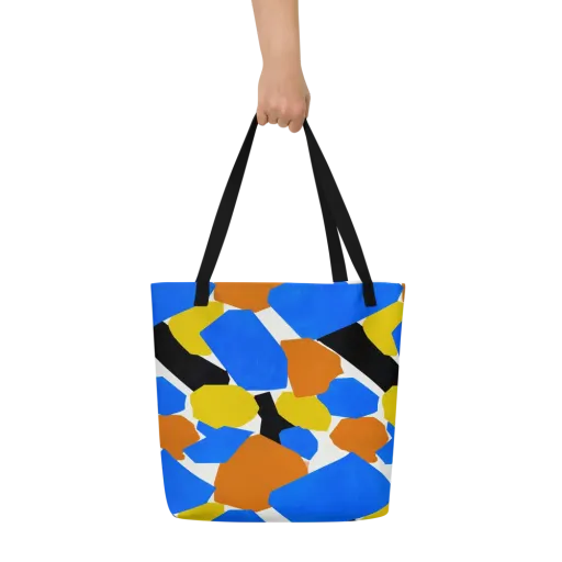 Primary Profile on a Large Tote Bag W/ Pocket
