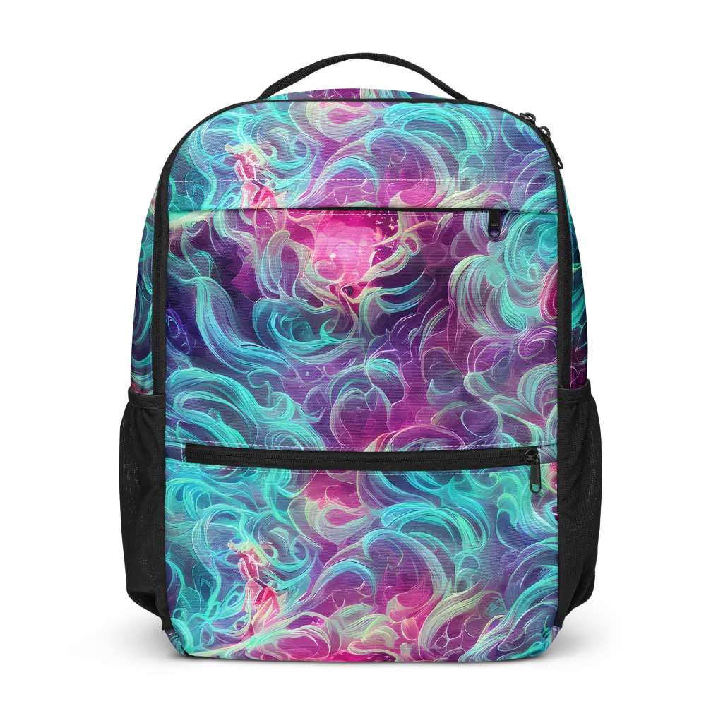 Galactic Bloom on Utility Backpack — Front