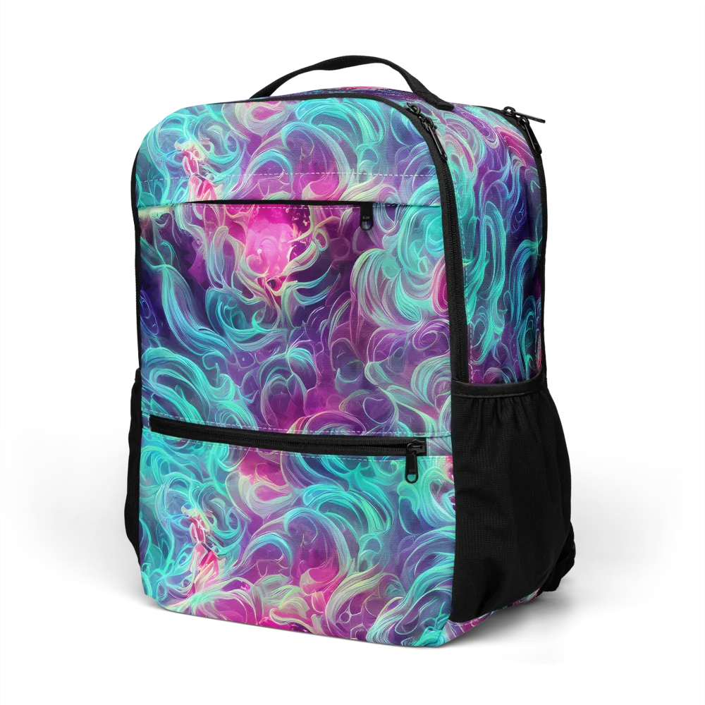 Galactic Bloom on Utility Backpack — Left Front