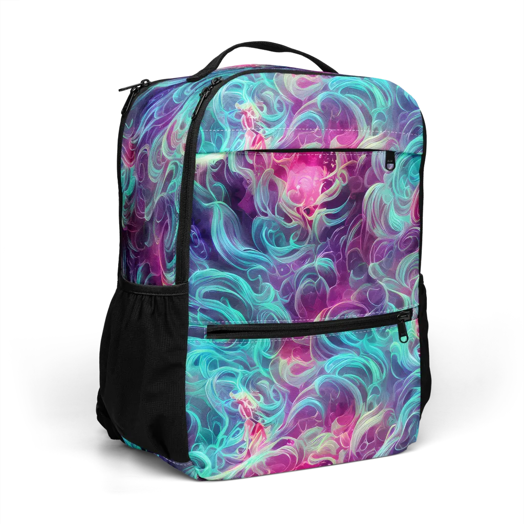 Galactic Bloom on Utility Backpack — Right Front