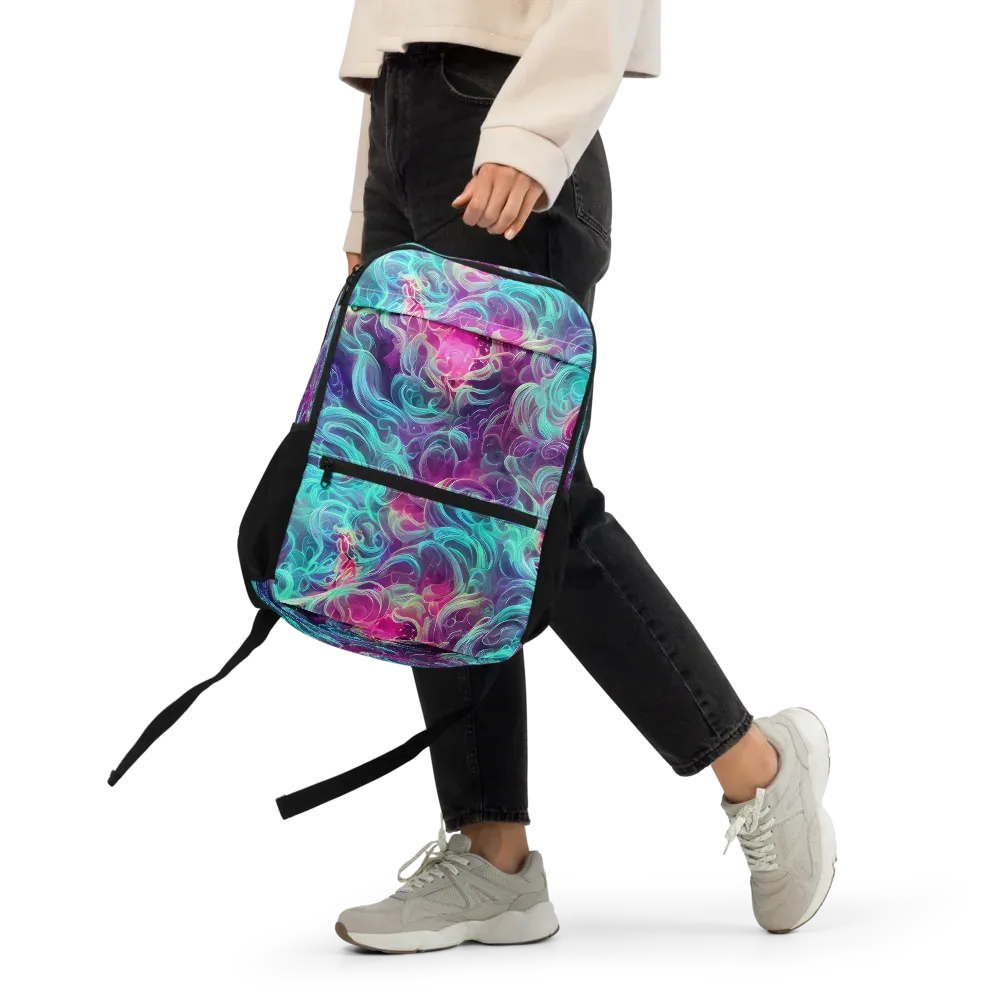 Galactic Bloom on Utility Backpack — Front