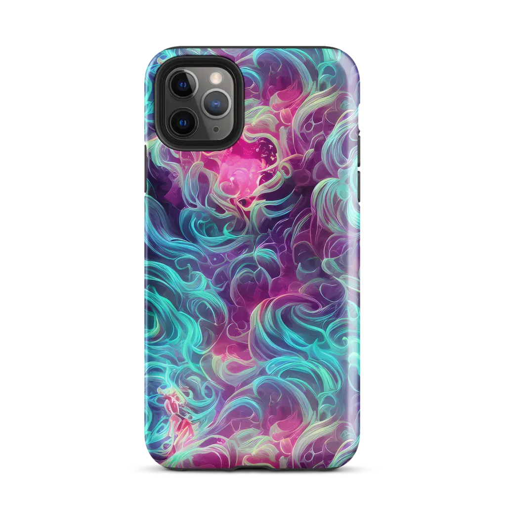 Galactic Bloom on Tough Case for iPhone® — Front