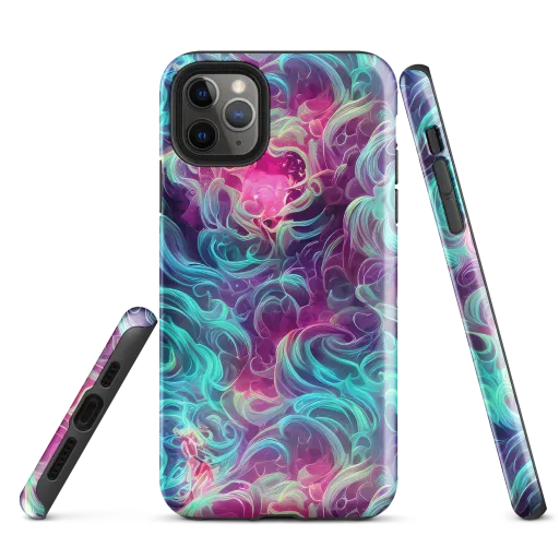 Galactic Bloom on a Tough Case for iPhone®