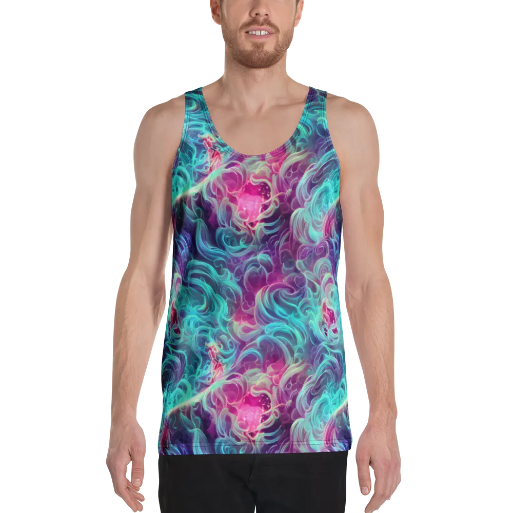 Galactic Bloom on Men's Tank Top — Front