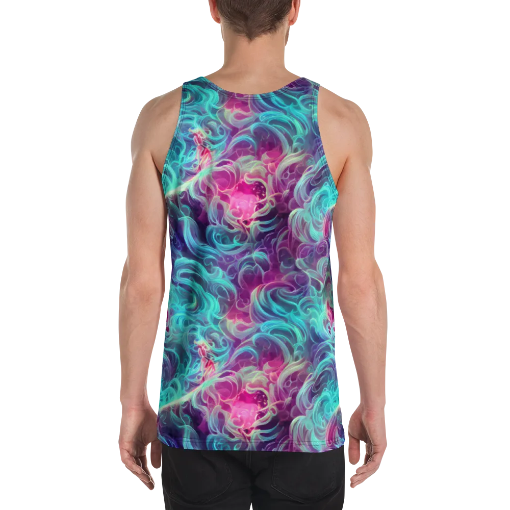 Galactic Bloom on Men's Tank Top — Back