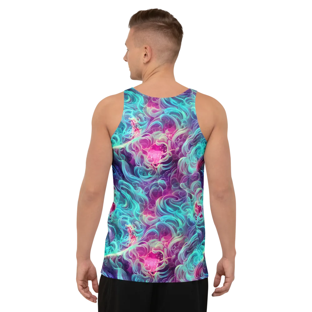 Galactic Bloom on Men's Tank Top — Back