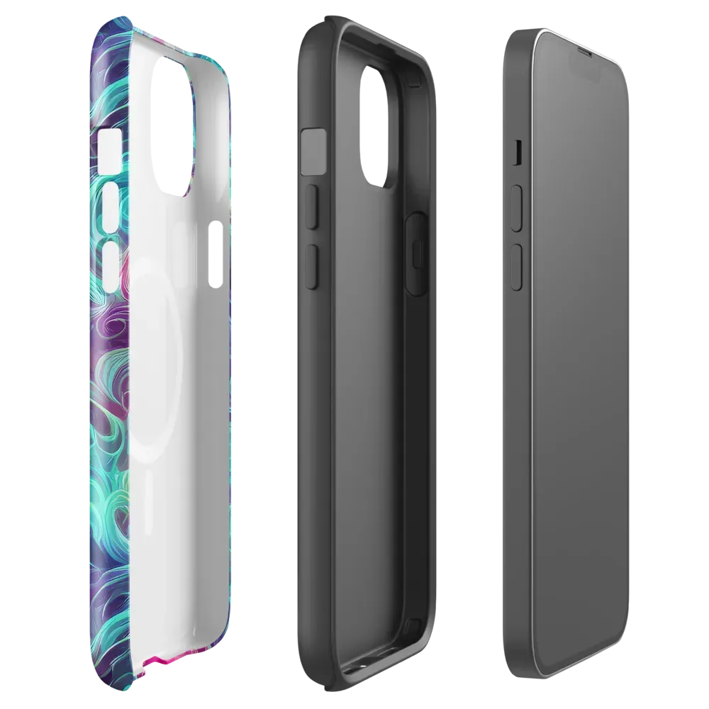 Galactic Bloom on MagSafe Tough Case for iPhone® — Front