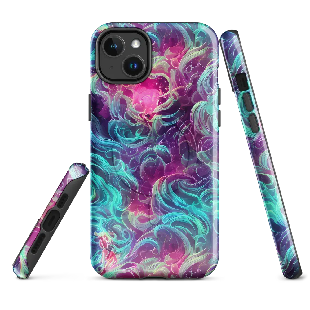 Galactic Bloom on MagSafe Tough Case for iPhone® — Front