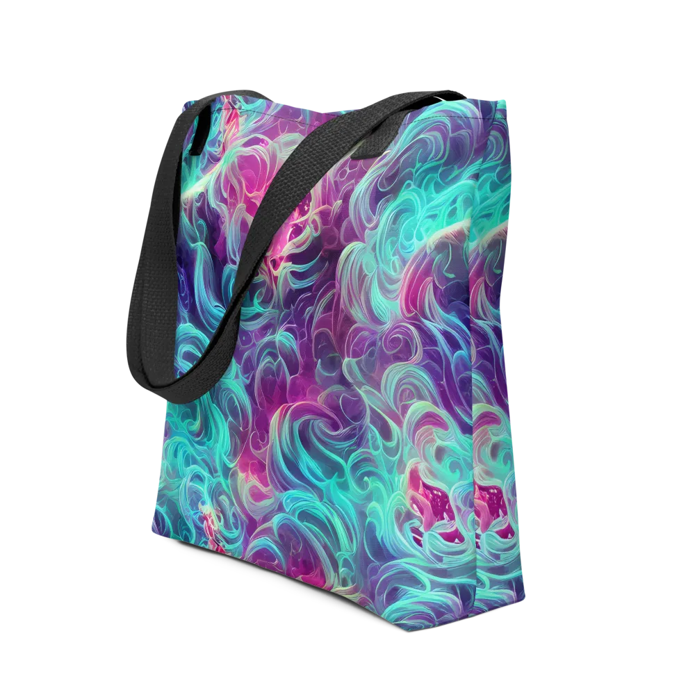 Galactic Bloom on Tote Bag — Front