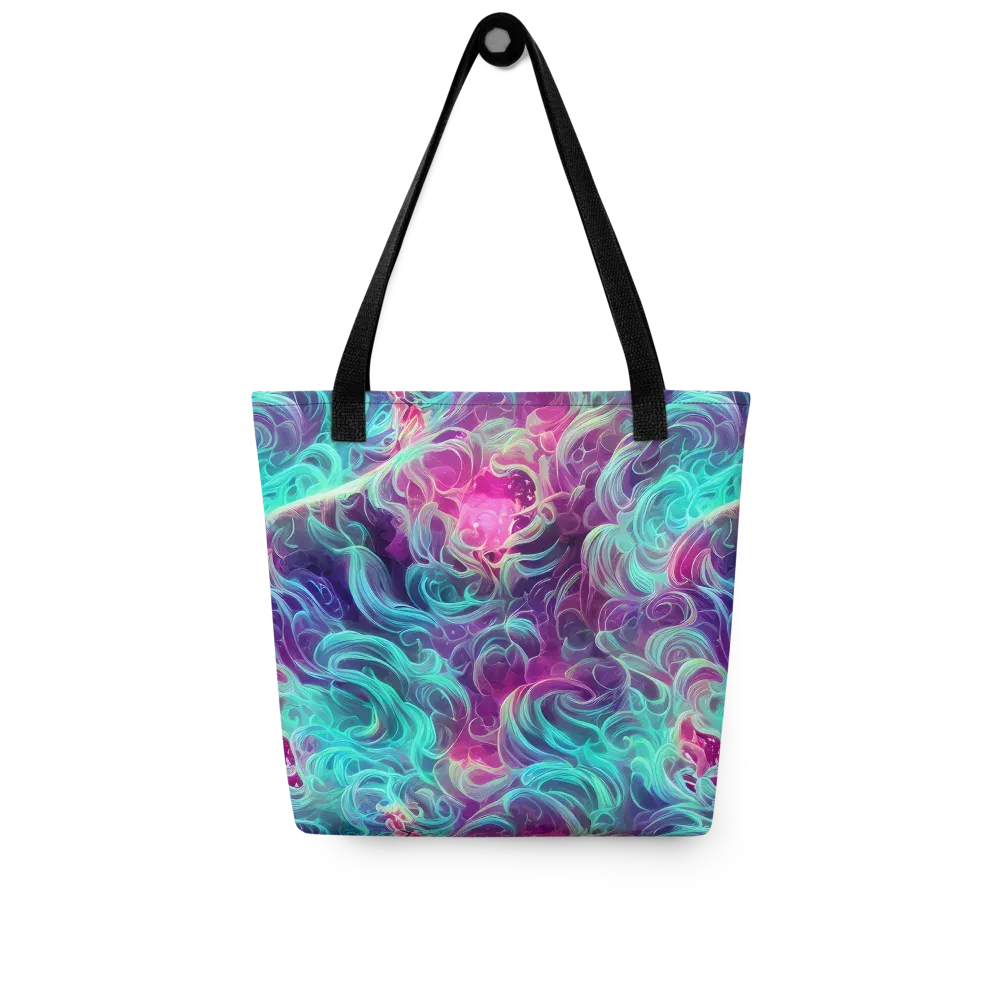 Galactic Bloom on Tote Bag — Front