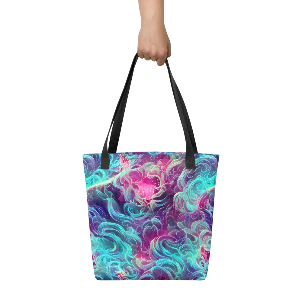 Galactic Bloom on Tote Bag — Front