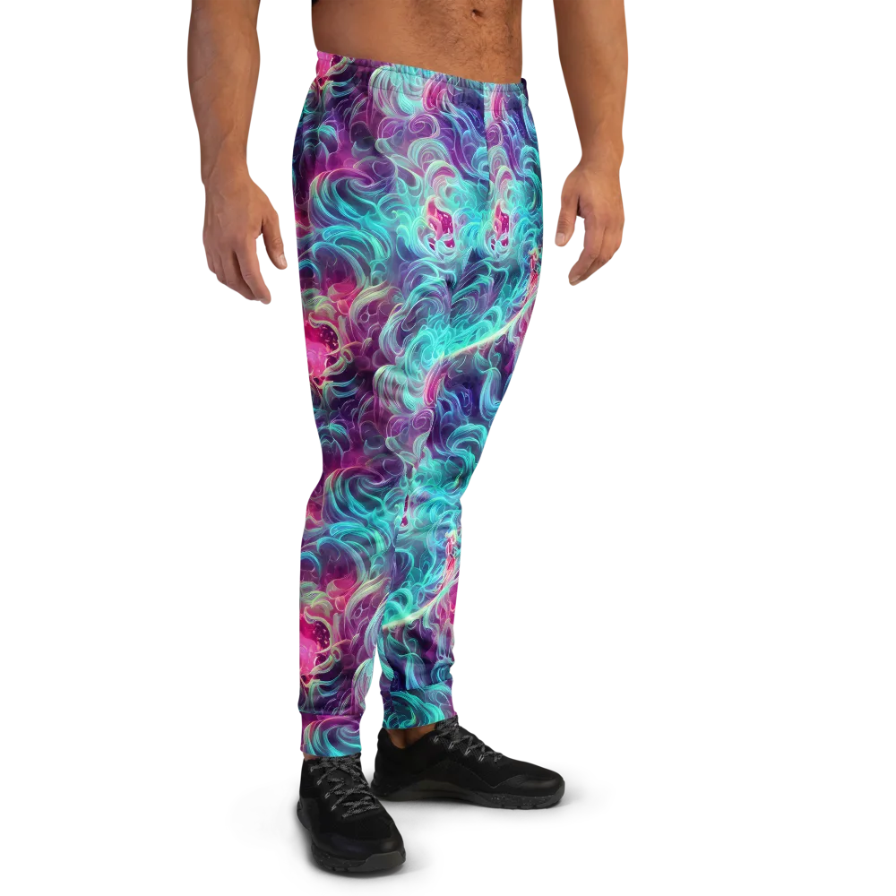 Galactic Bloom on Men's Joggers — Right