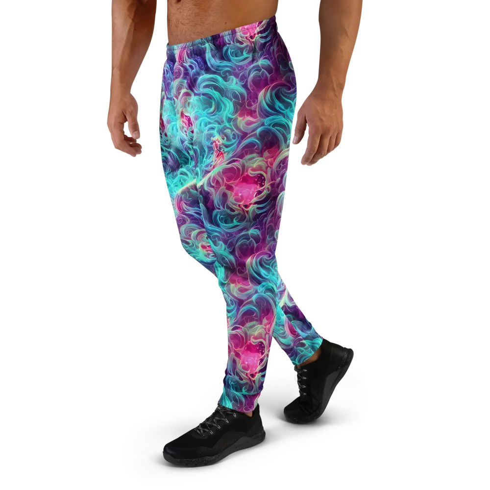 Galactic Bloom on Men's Joggers — Left