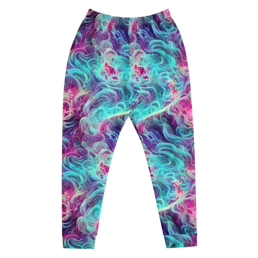 Galactic Bloom on Men's Joggers — Front
