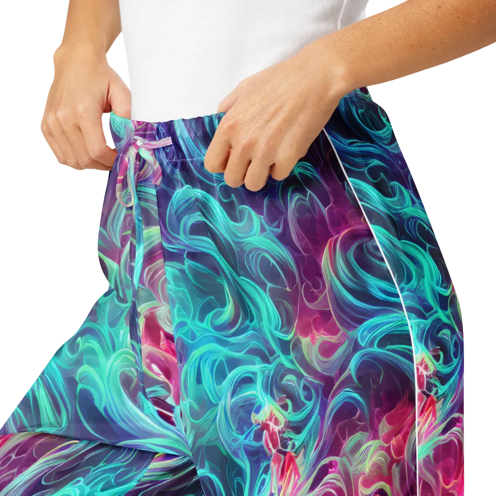 Galactic Bloom on Women's Pajama Pants — Product details