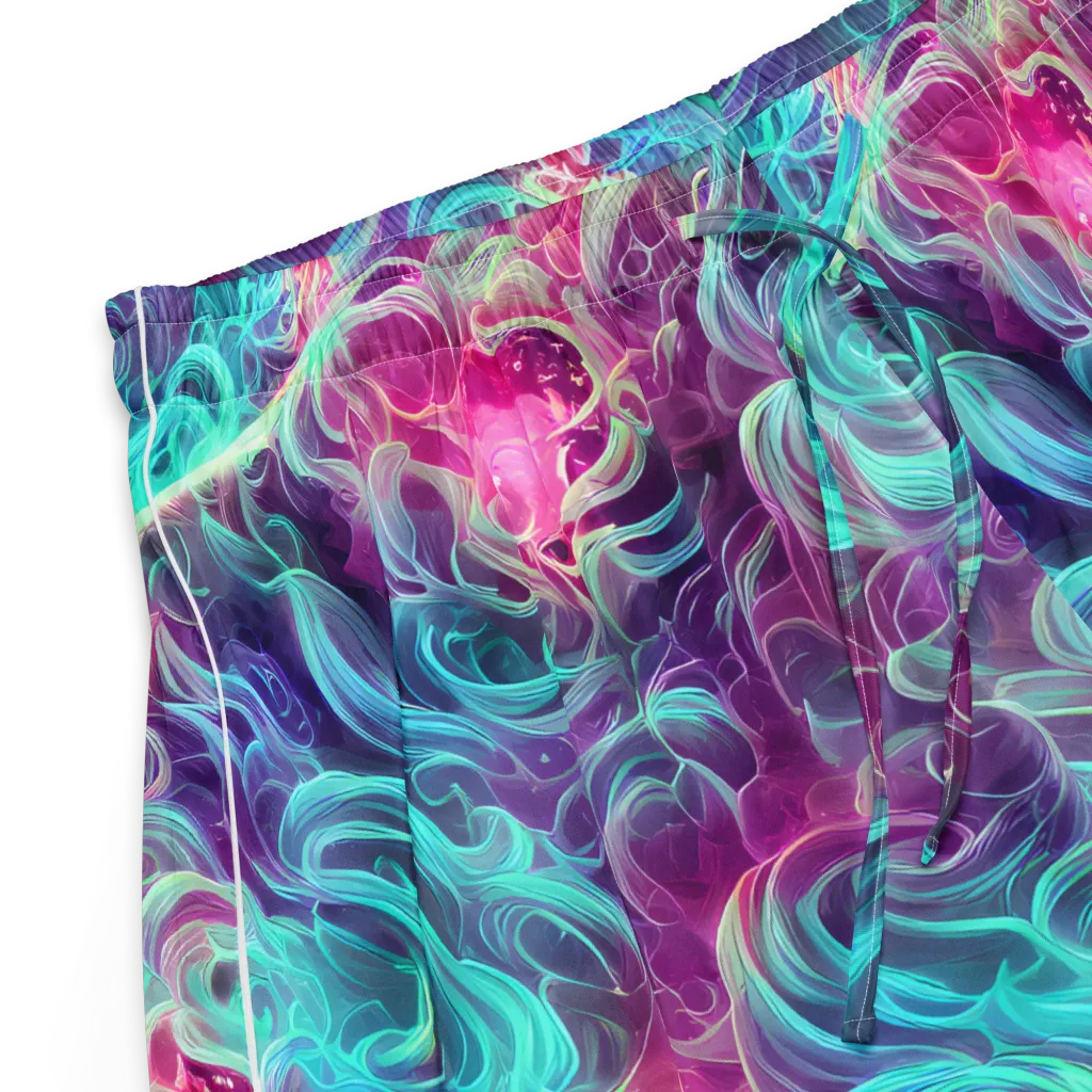 Galactic Bloom on Women's Pajama Shorts — Product details