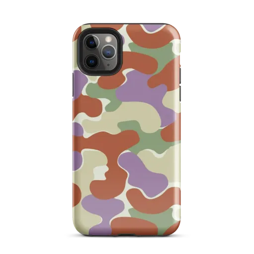 Lavender Camo on a Tough Case for iPhone®
