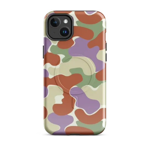 Lavender Camo on a MagSafe Tough Case for iPhone®