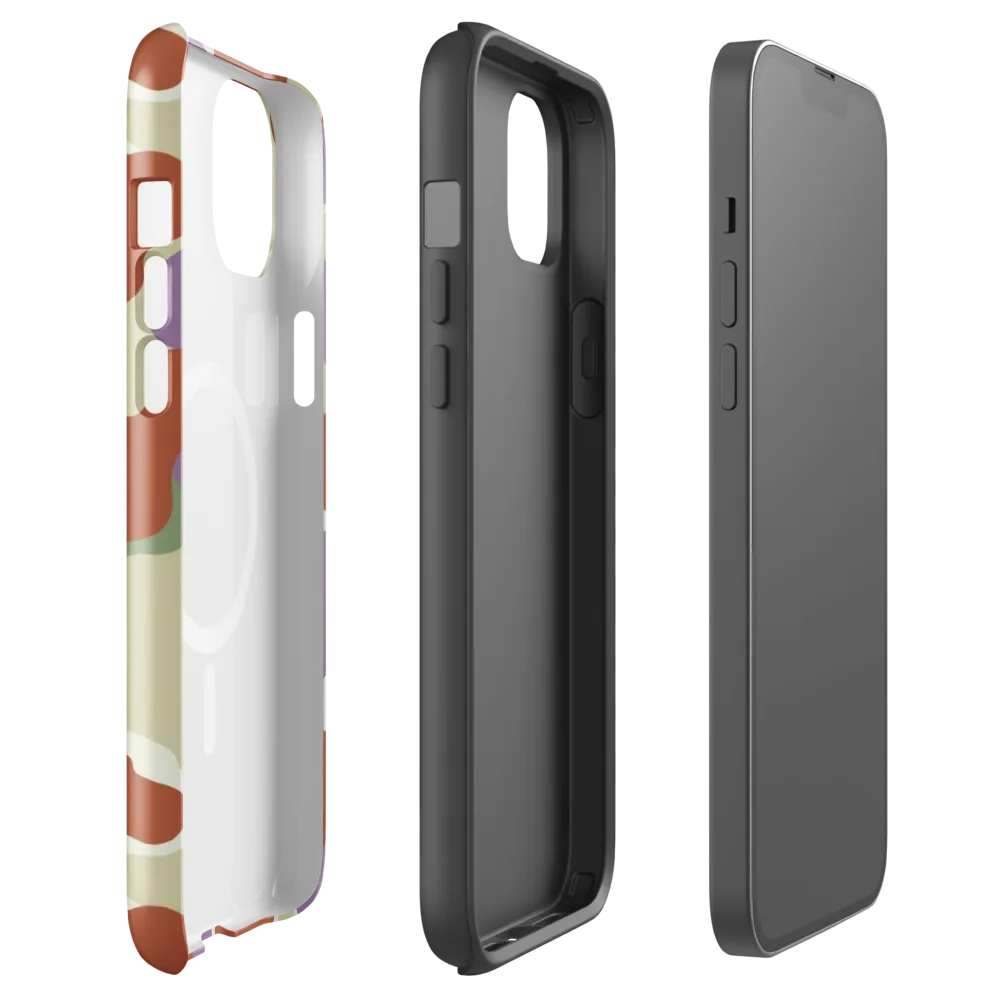 Lavender Camo on MagSafe Tough Case for iPhone® — Front
