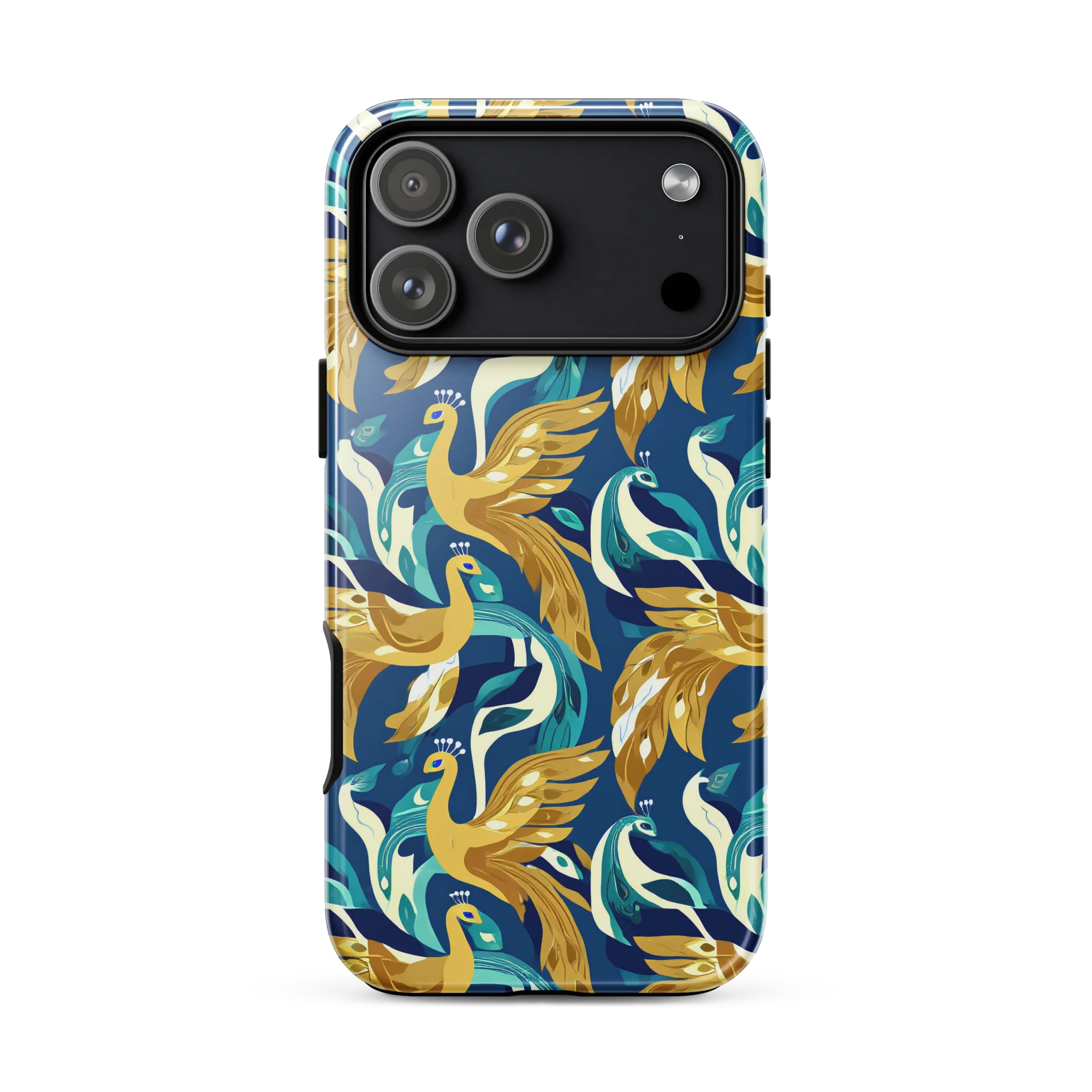 Gilded Peacock Tide on Tough Case for iPhone® — Front