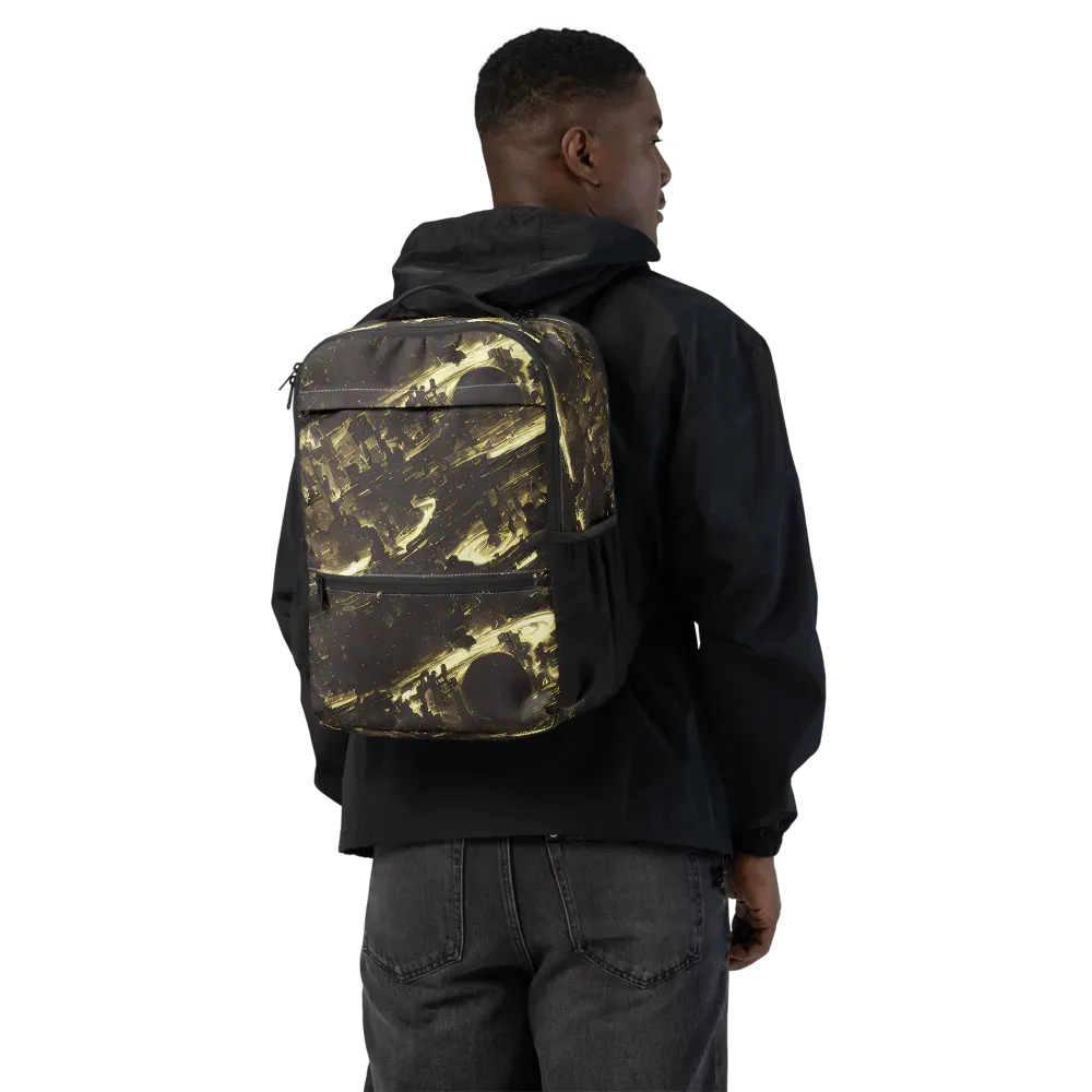 Oceanic Echo on Utility Backpack — Back