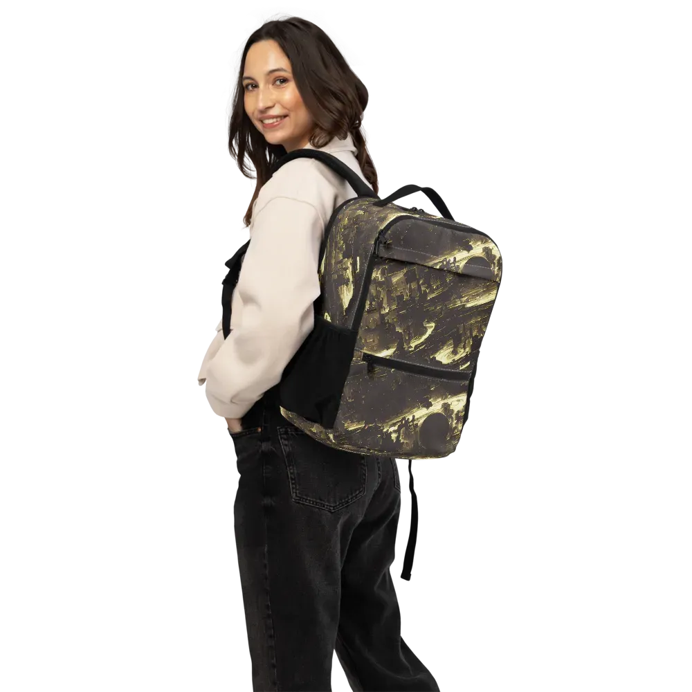Oceanic Echo on Utility Backpack — Back