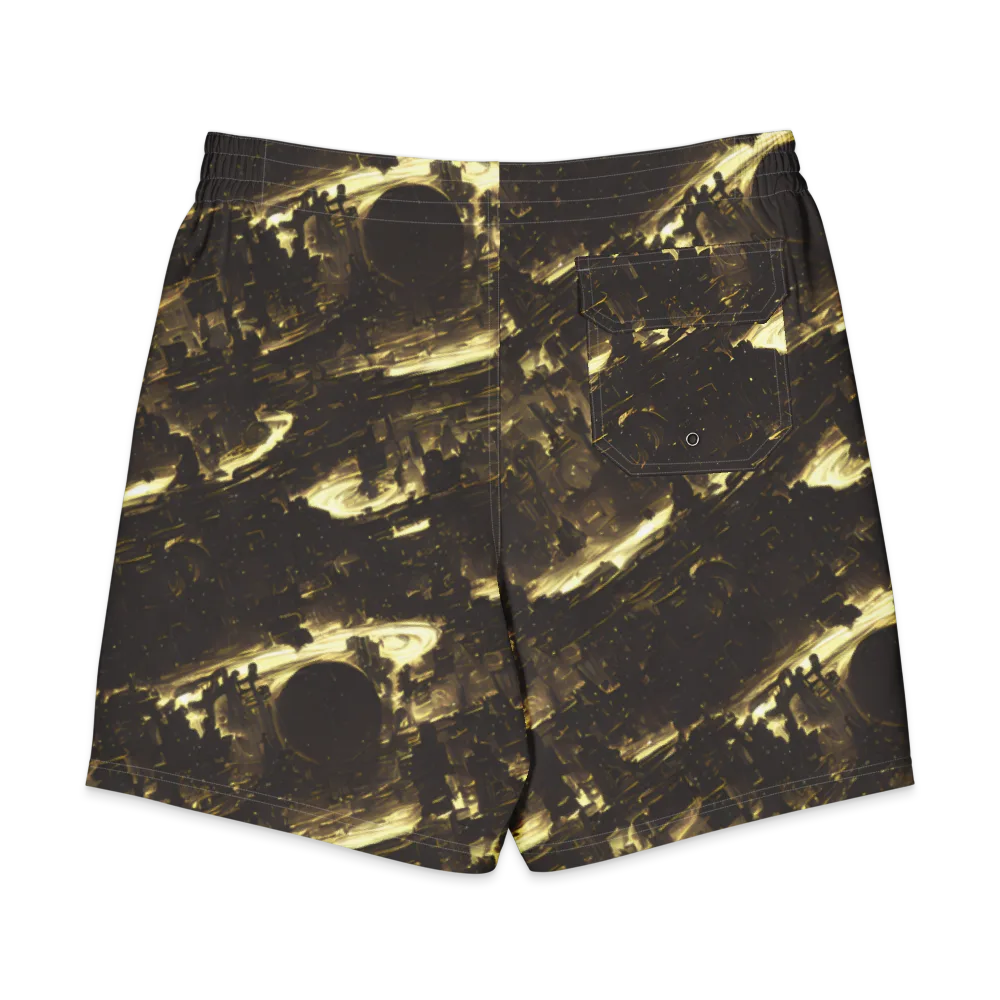 Oceanic Echo on Men's Board Shorts — Back