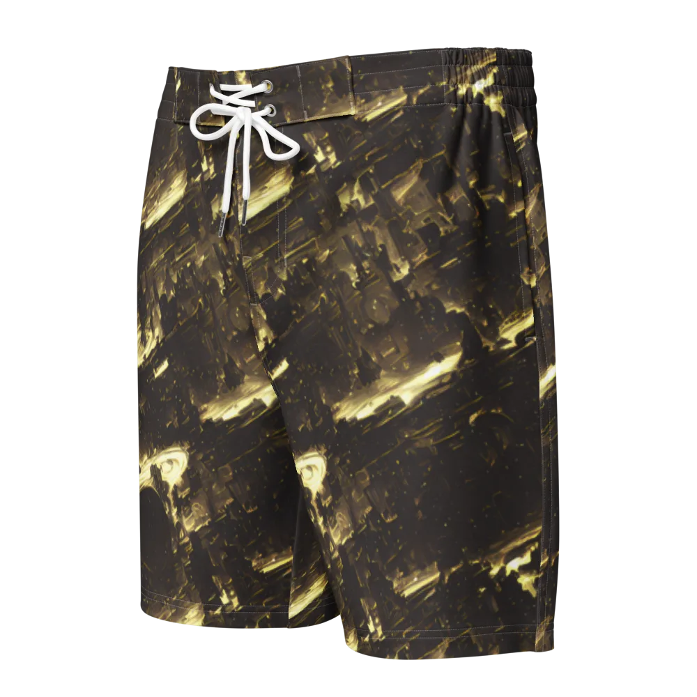Oceanic Echo on Men's Board Shorts — Front