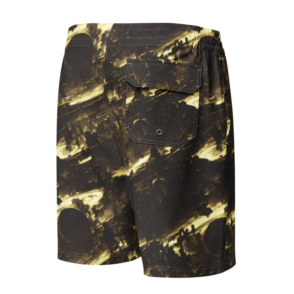 Oceanic Echo on Men's Board Shorts — Back