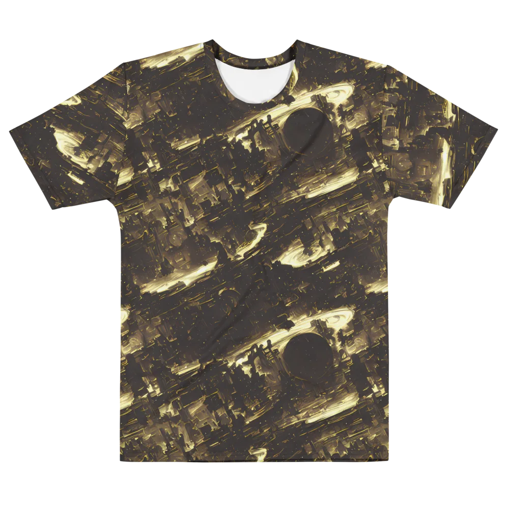 Oceanic Echo on Men's Cotton Crew Neck T-Shirt — Front