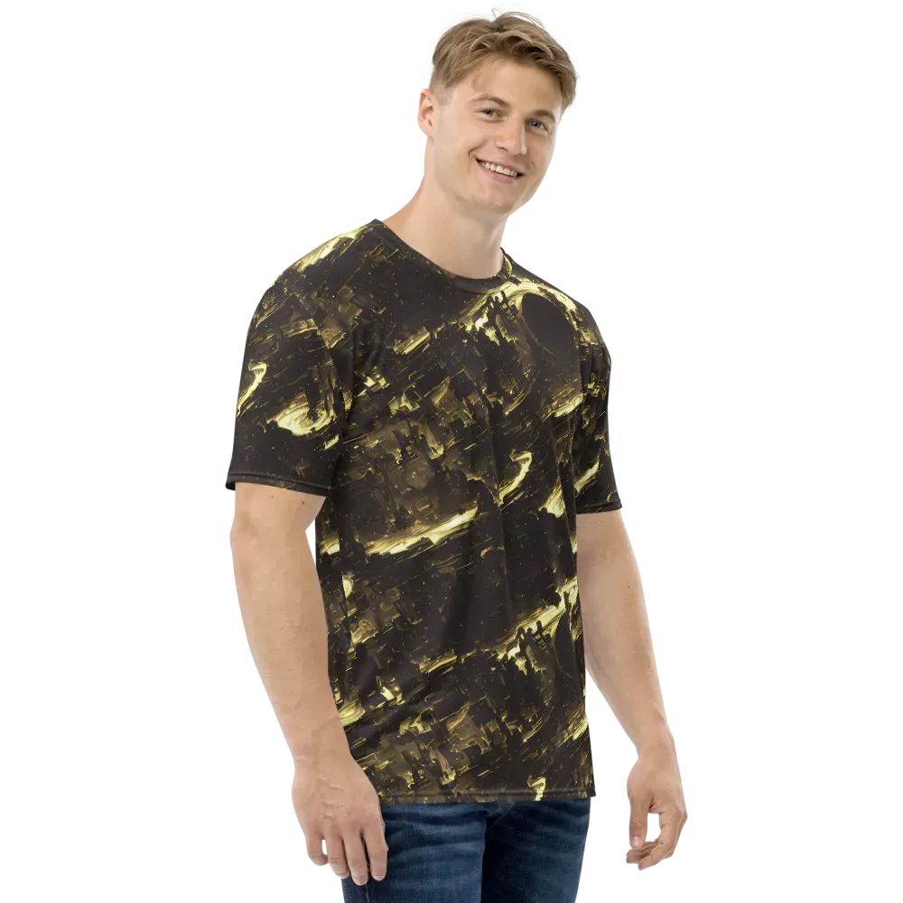 Oceanic Echo on Men's Crew Neck T-Shirt — Right