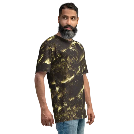 Oceanic Echo on a Men's Crew Neck T-Shirt