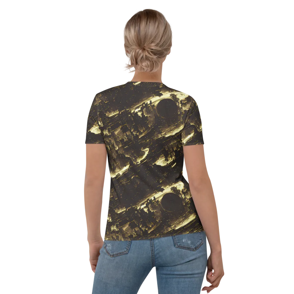 Oceanic Echo on Women's Crew Neck T-Shirt — Back