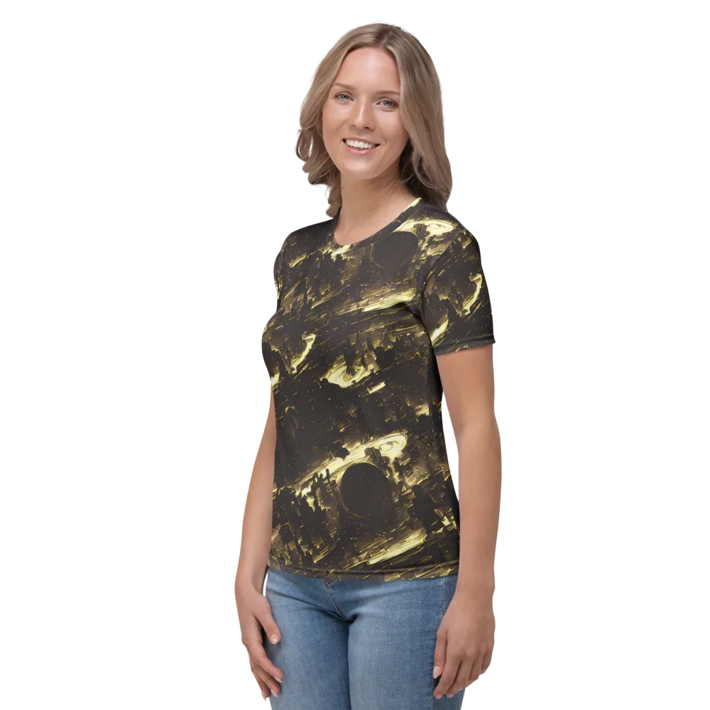 Oceanic Echo on Women's Crew Neck T-Shirt — Left