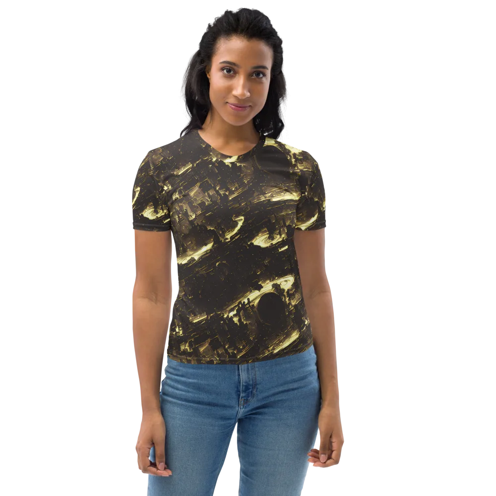 Oceanic Echo on Women's Crew Neck T-Shirt — Front