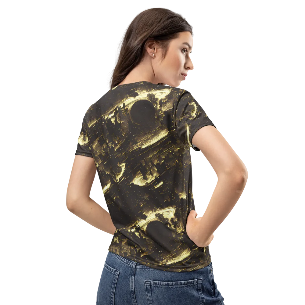 Oceanic Echo on Women's Crew Neck T-Shirt — Back