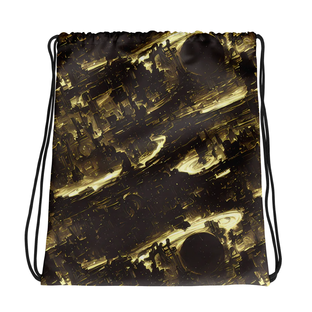 Oceanic Echo on Drawstring Bag — Photo
