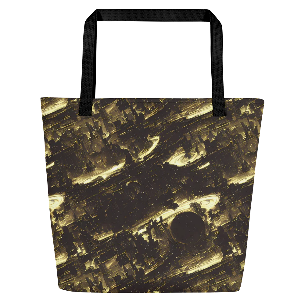 Oceanic Echo on Large Tote Bag W/ Pocket — Front