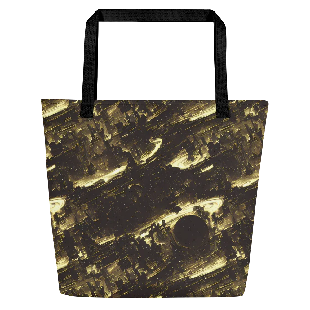 Oceanic Echo on Large Tote Bag W/ Pocket — Front