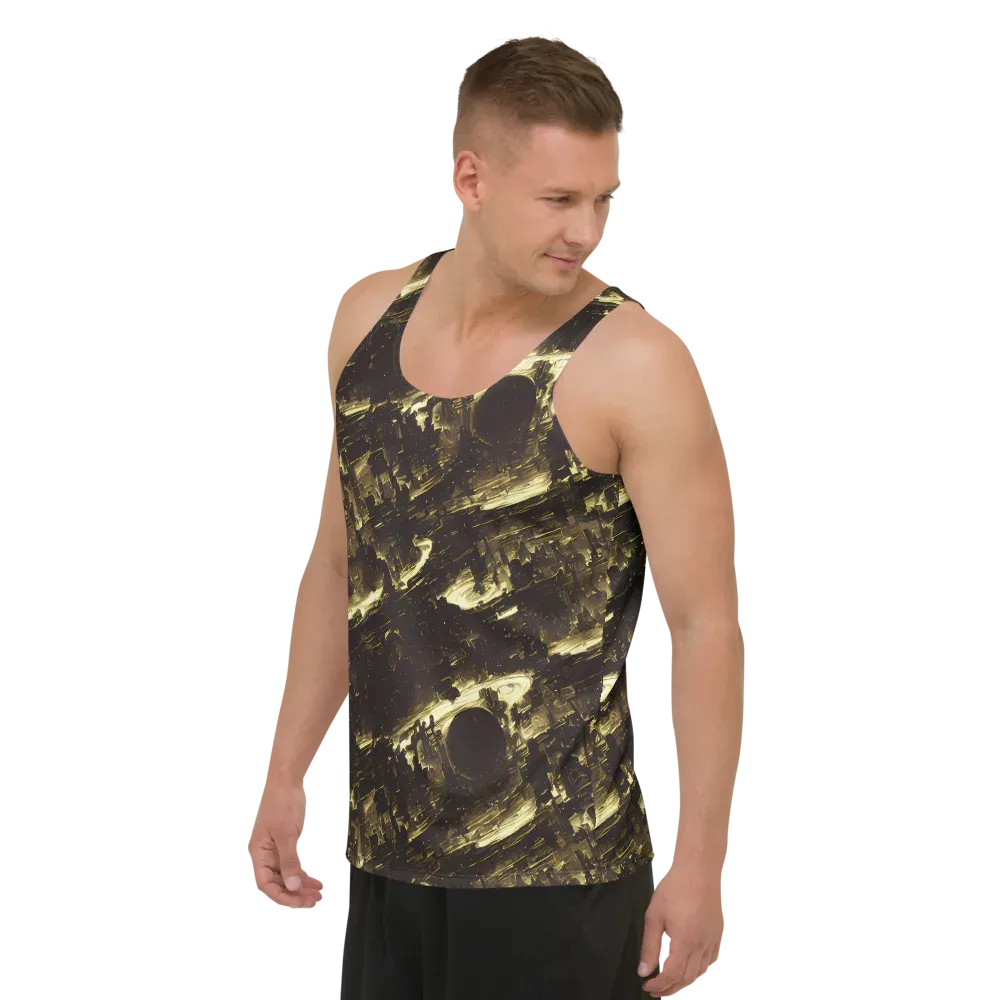 Oceanic Echo on Men's Tank Top — Left Front